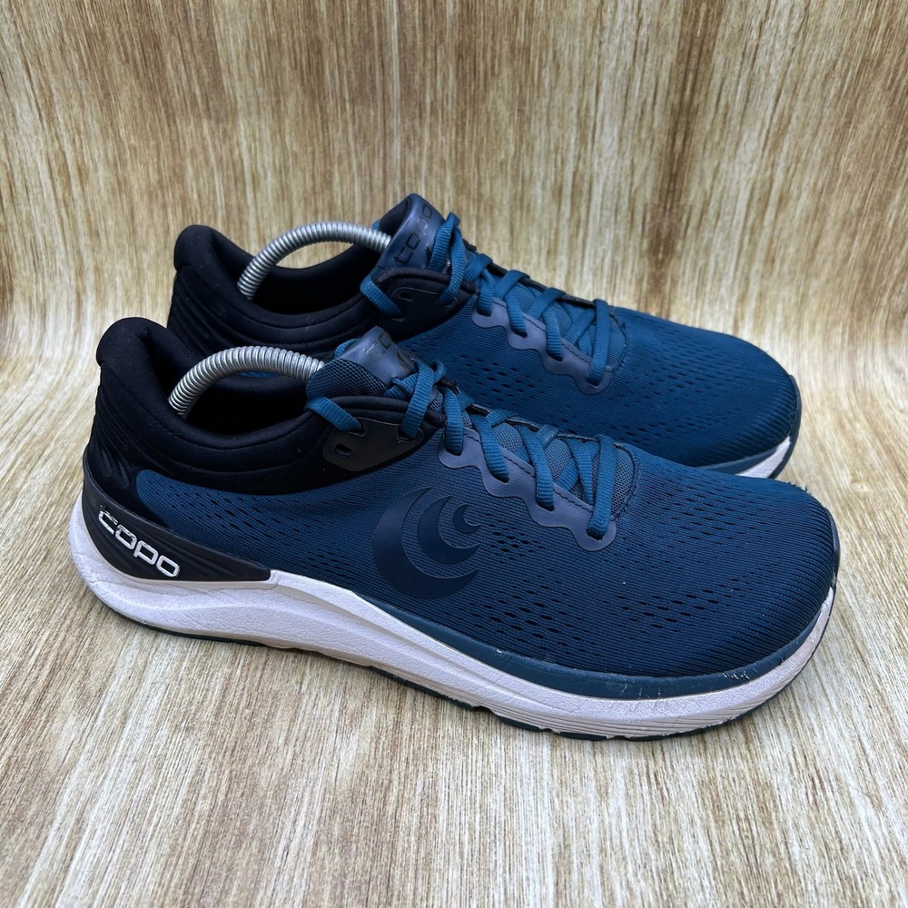 Topo Athletic Ultrafly 4 Running Shoes Men's Size 9.5 Blue Stability ZipFoam